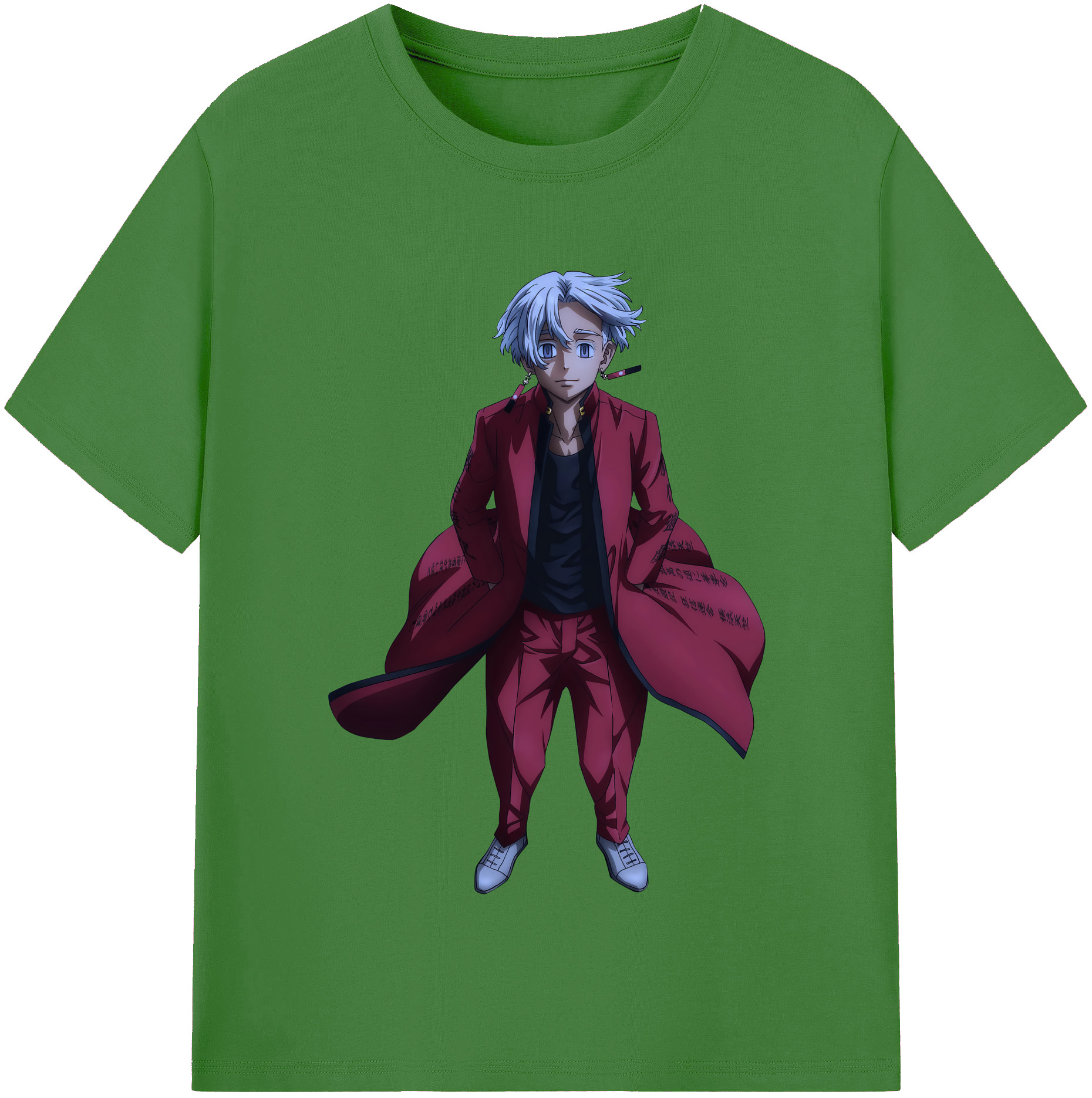 （画像用） 東京リベンジャーズ Tokyo Revengers レディースカジュアルプリントTシャツ（綿100％）
